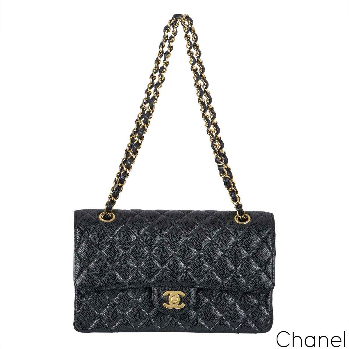 Chanel Black Caviar Jumbo Classic Double Flap Bag